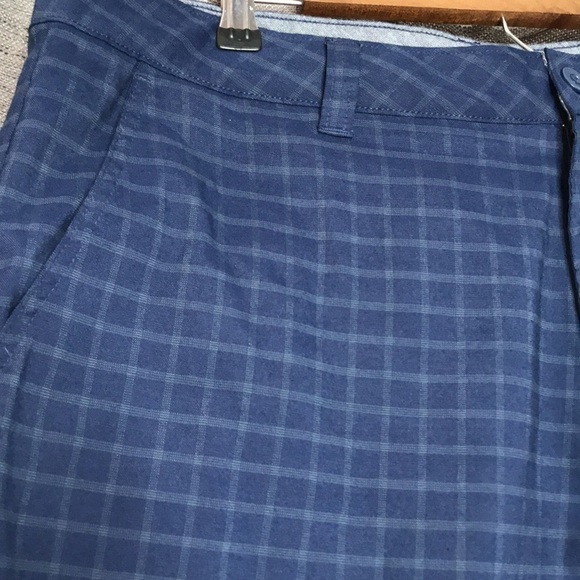 HANG TEN 🏄 A California Classic BLUE Mens PLAID SHORTS SIZE 40 - Picture 3 of 8